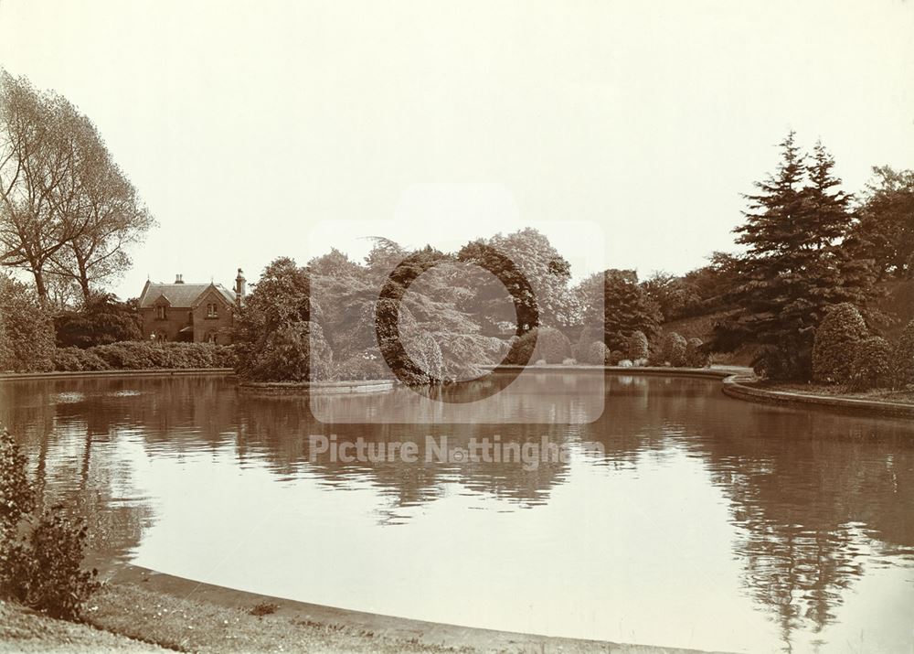 Reservoir at Bestwood Pumping Station, Bestwood, Nottingham, c 1914