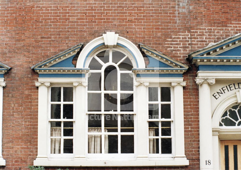 Enfield House - detail of door and window