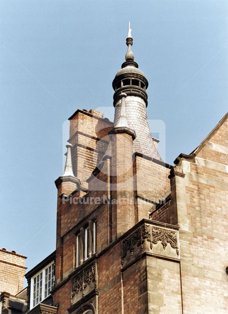 Russell Chambers - roof turret detail