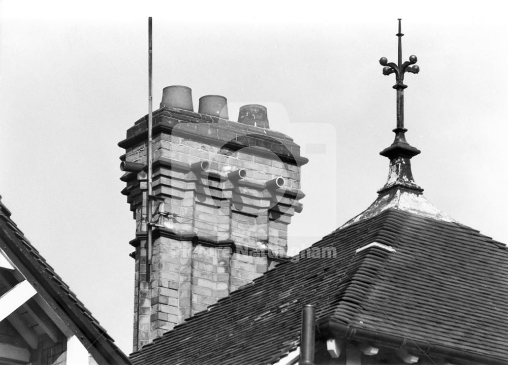 39, Newcastle Drive -chimney and weather vane