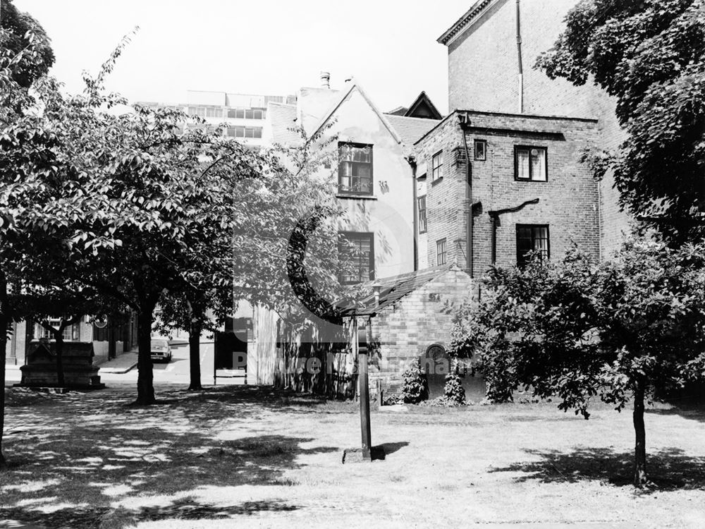 St Nicholas' Rectory - rear seen from St Nicholas' Churchyard