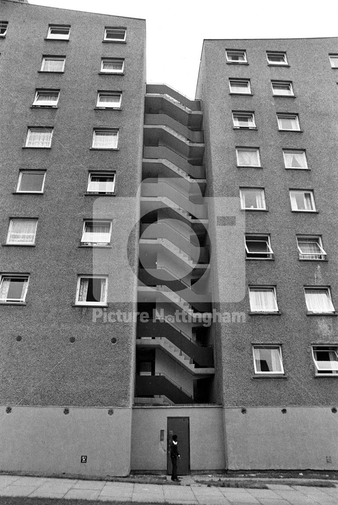 Stairway to Buckland Court - Radford Flats