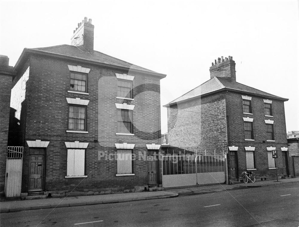 Early Victorian houses awaiting demolition