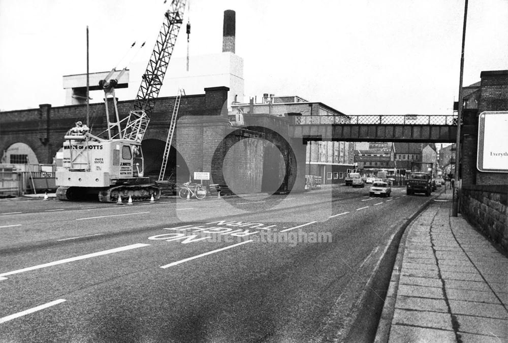 Demolition of the Great Northern Railway Bridge