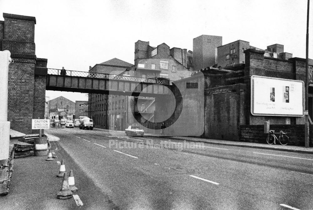 Demolition of the Great Northern Railway Bridge