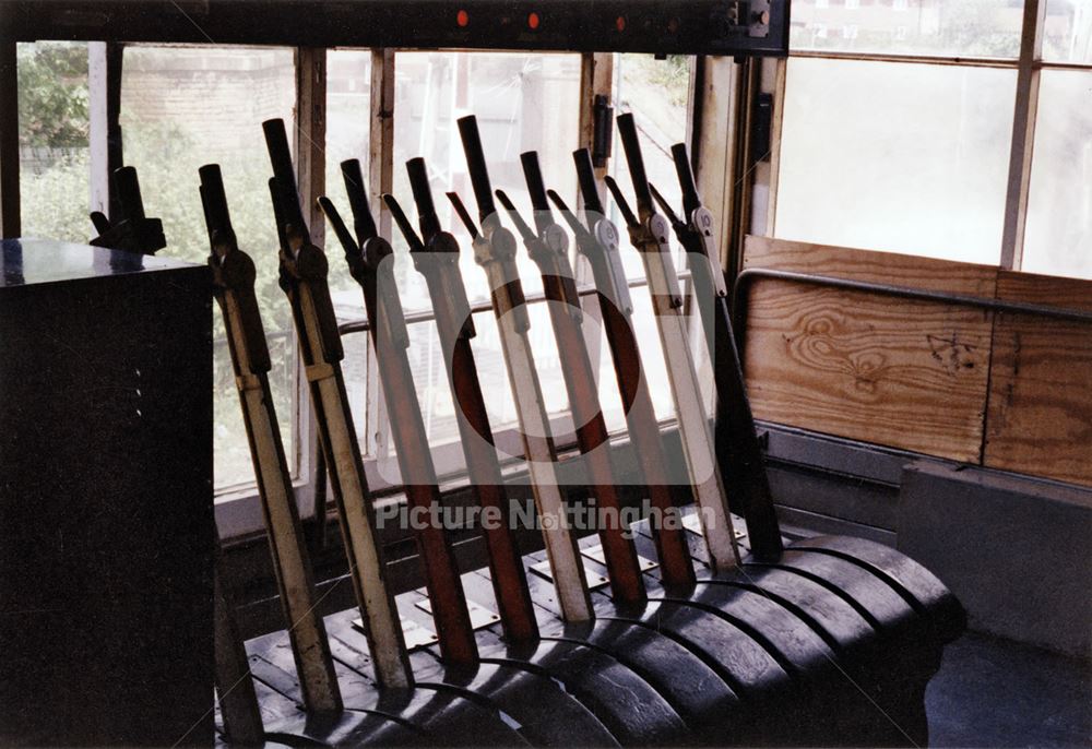 Sneinton Junction signal box -interior