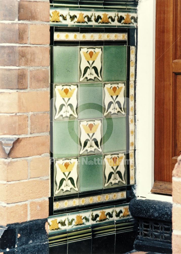 Tiled porch, 46, Sedgley Avenue, Sneinton Dale