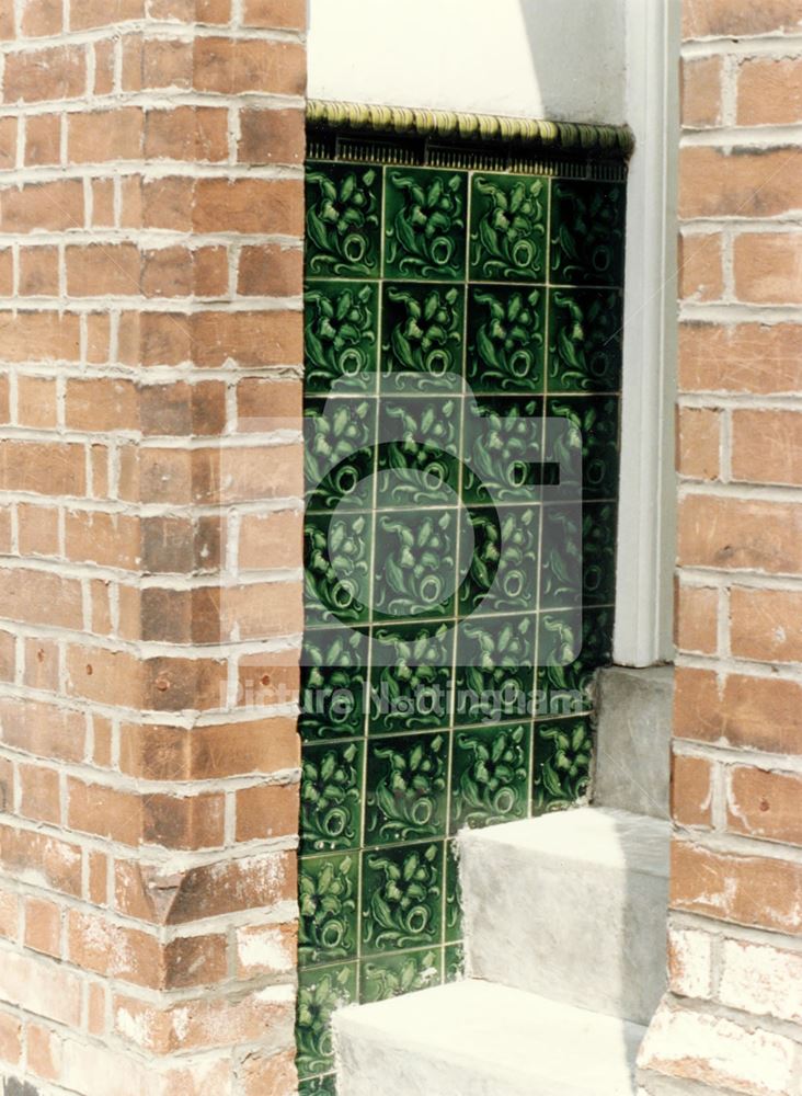 Tiled porch, 17, Sandringham Road, Sneinton Dale