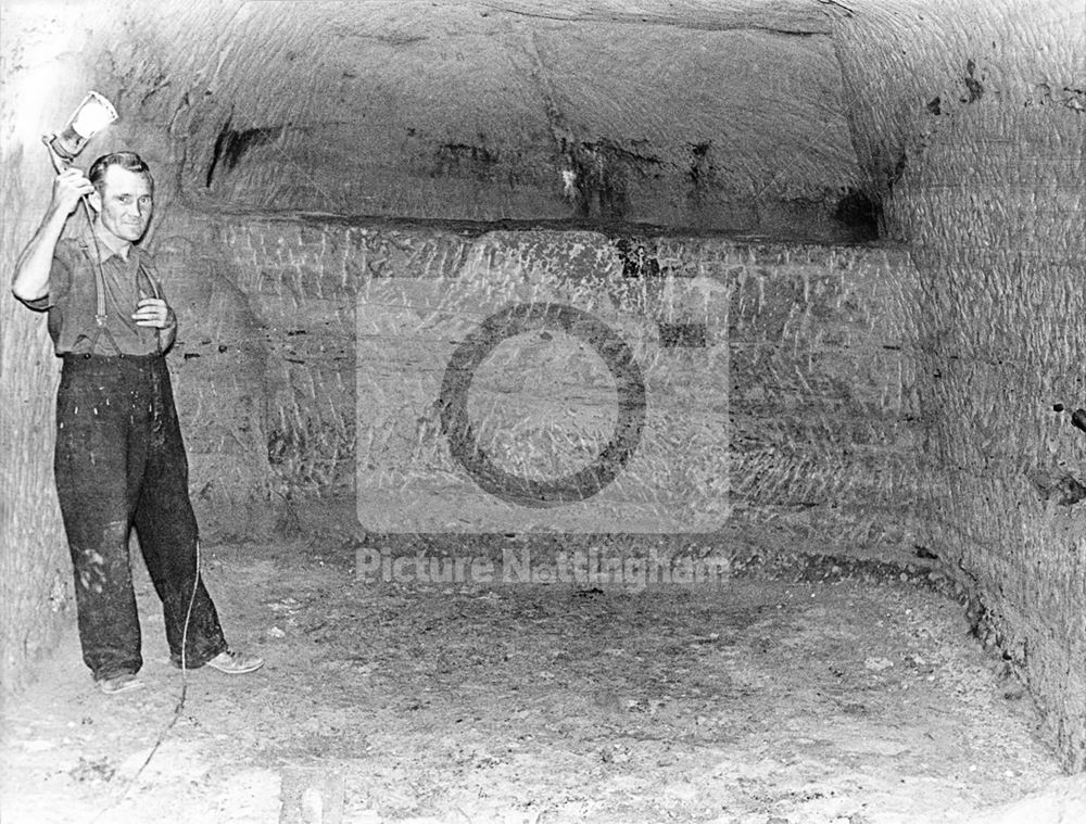 Cave with a stone manger - 'City House' (formerly Collin's Almshouses)