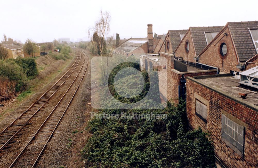 Robin Hood Line - looking south from Bobbers Mill Bridge