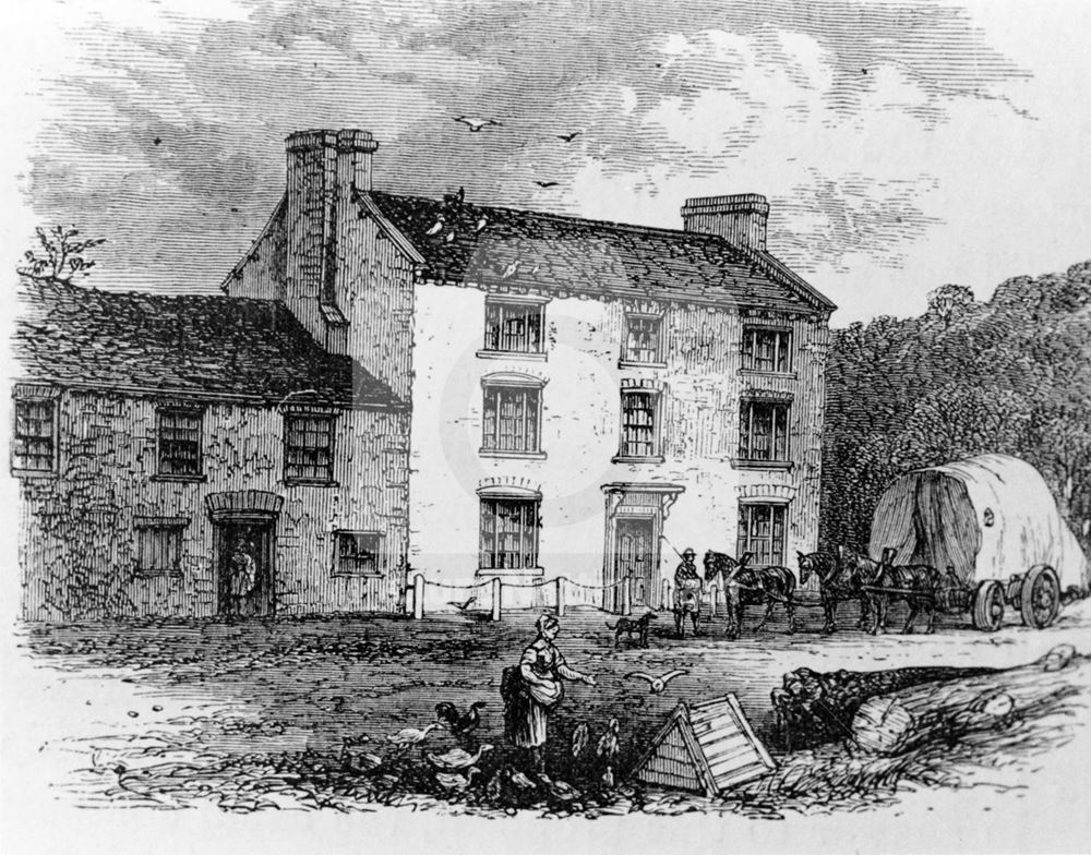 The Sun Inn, Derby Road, Eastwood, c 1830s ?