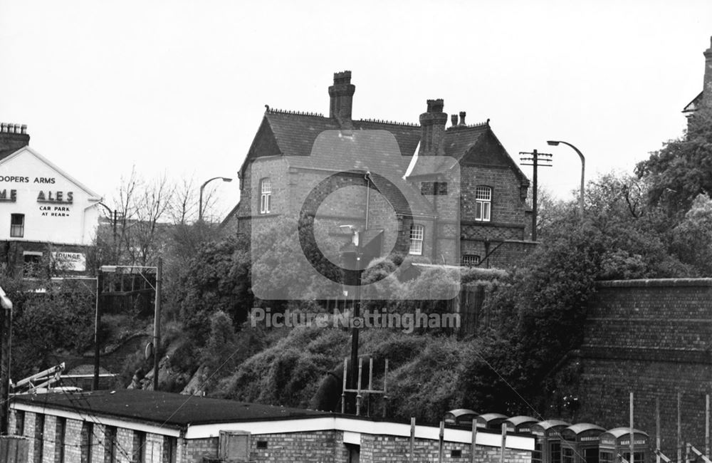 Former Thorneywood Station and Station Masters house on the Nottingham Suburban Railway