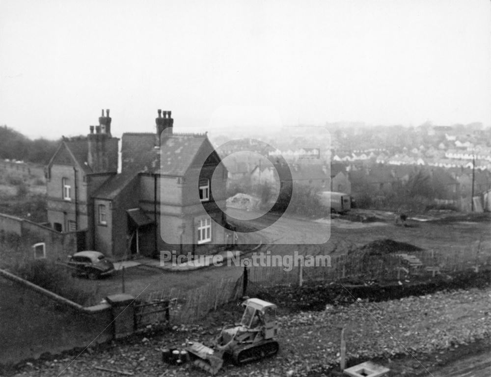 Former Sherwood Station and Station Masters house on the Nottingham Suburban Railway