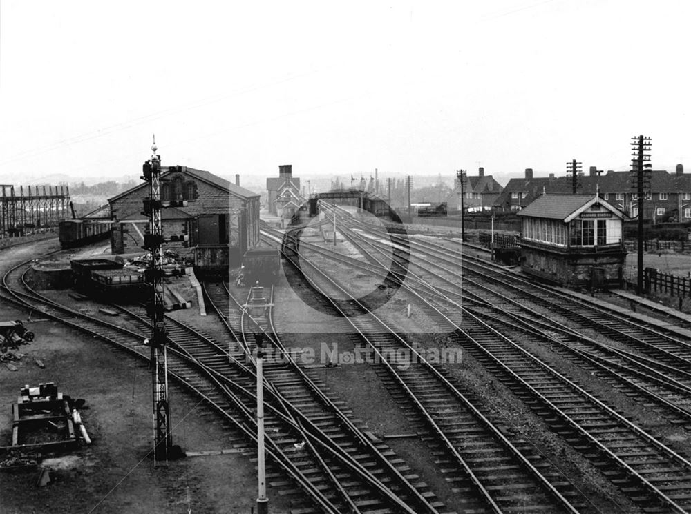 Basford North station, Old Basford, Nottingham, 1965