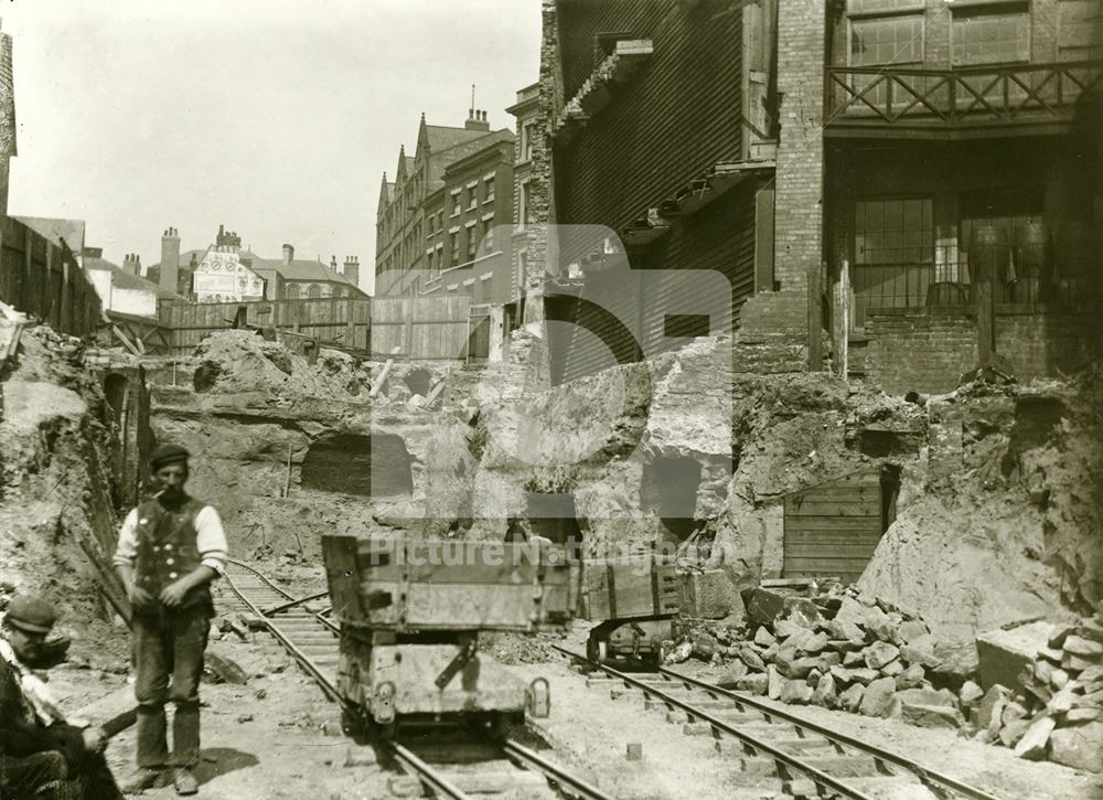 Excavating the 'Victoria Street' Great Central Railway Tunnel at Weekday Cross Junction