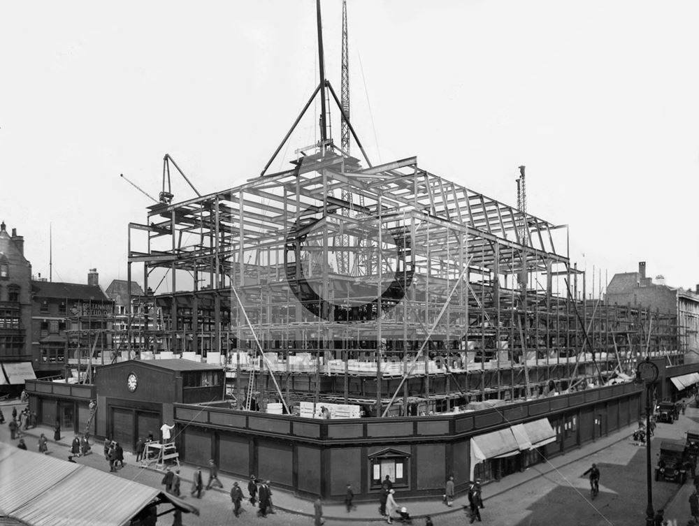 Council House - during construction