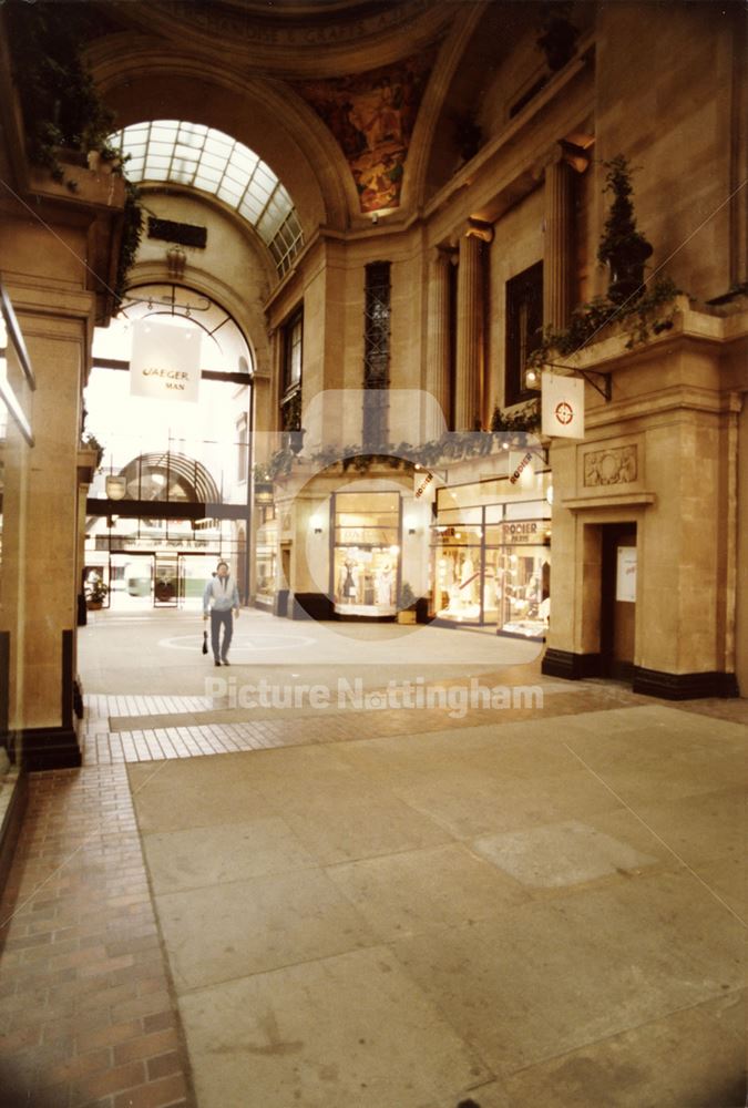 Council House - Exchange Arcade interior, looking towards Poultry and The Flying Horse