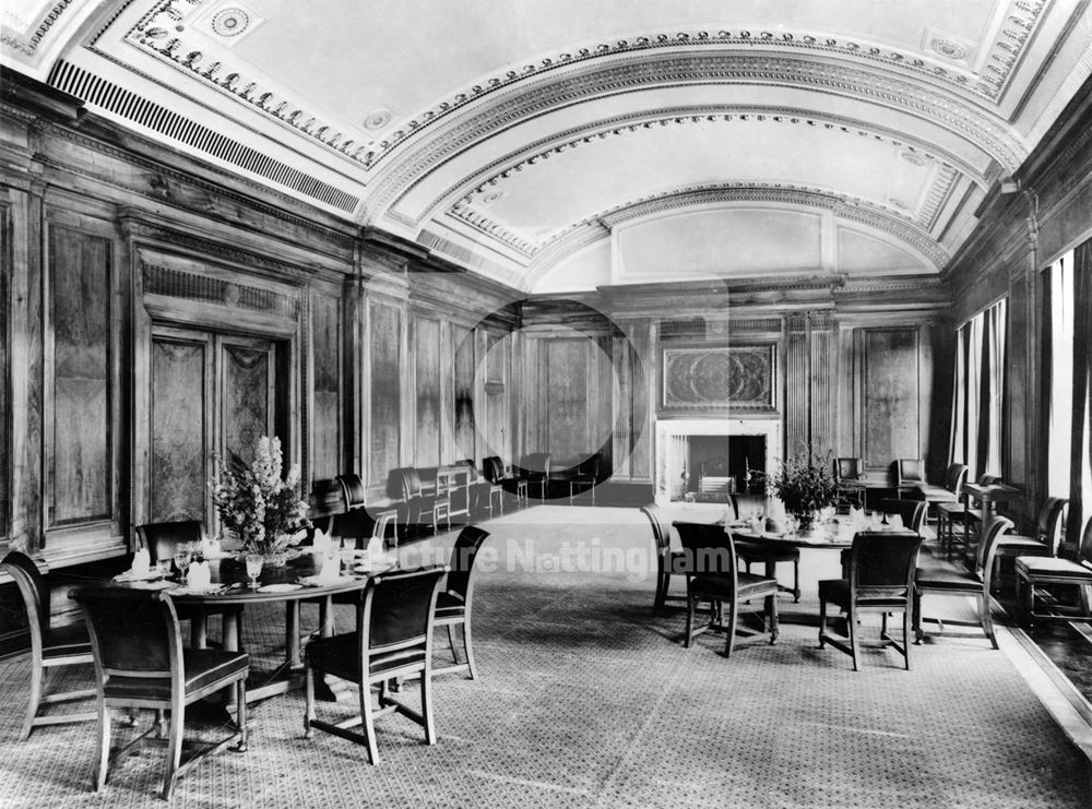 Council House - Interior view showing dining room