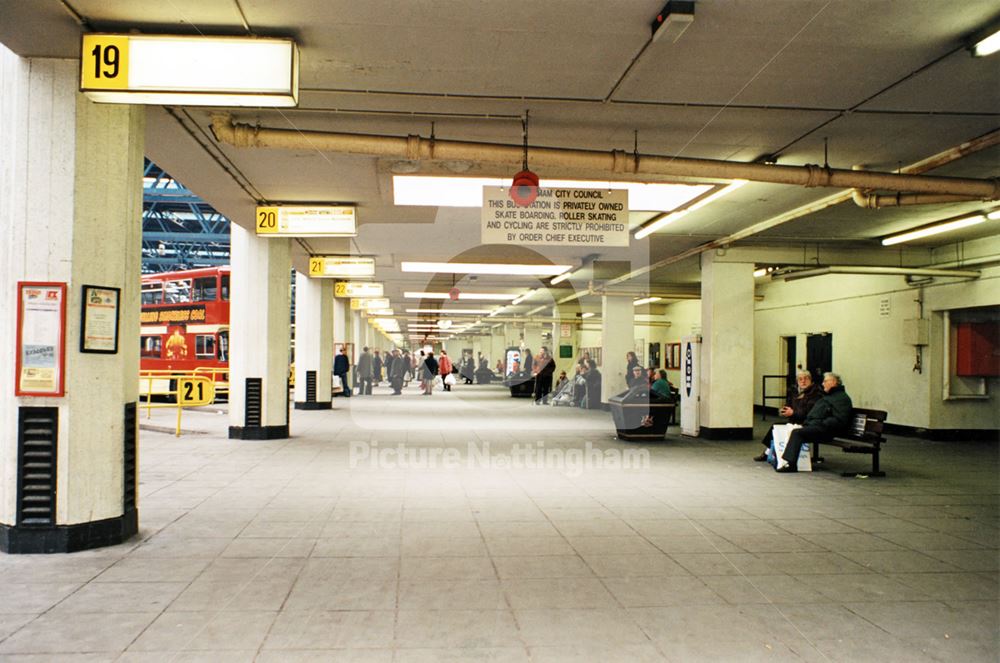 Victoria Centre Bus Station - west side looking south