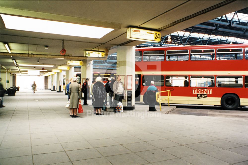 Victoria Centre Bus Station - west side looking north