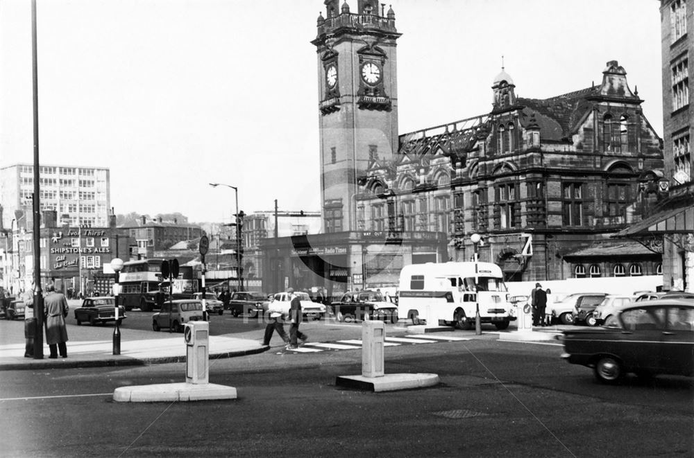 Victoria Railway Station, during demolition