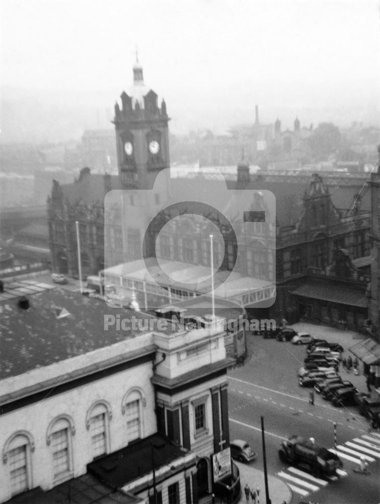 Victoria Railway Station, during demolition