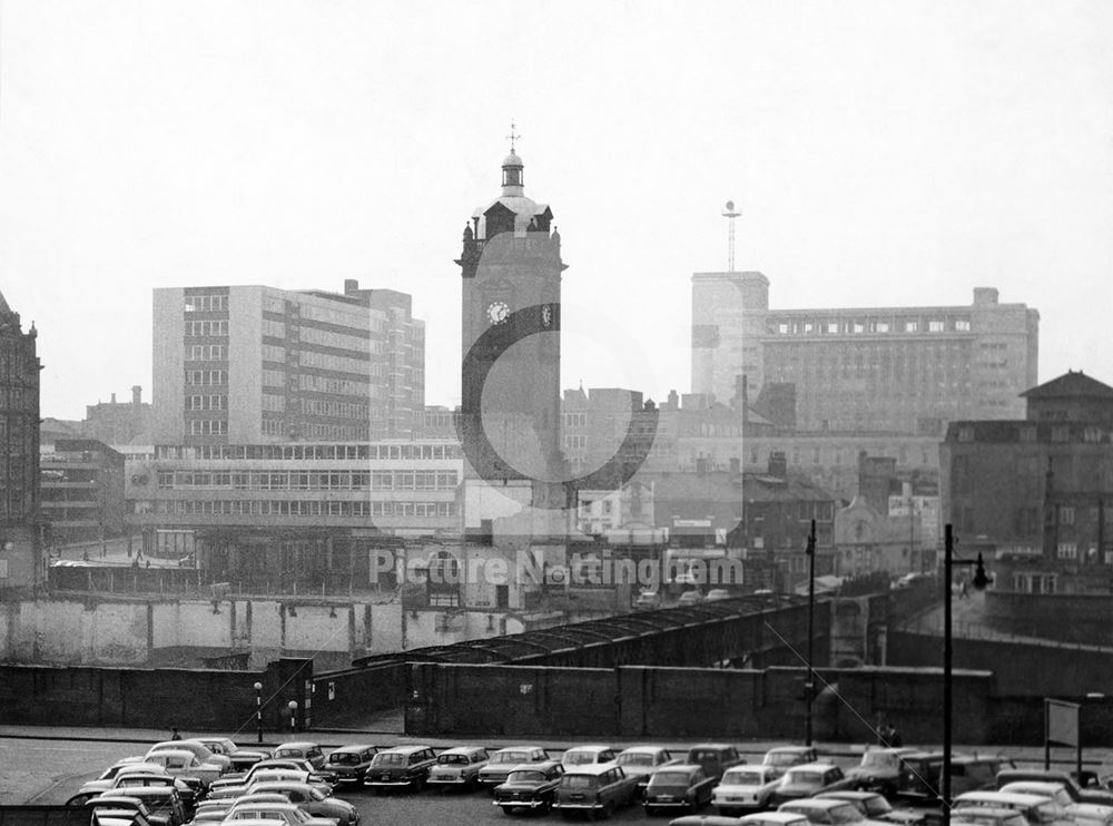 Victoria Railway Station, during demolition