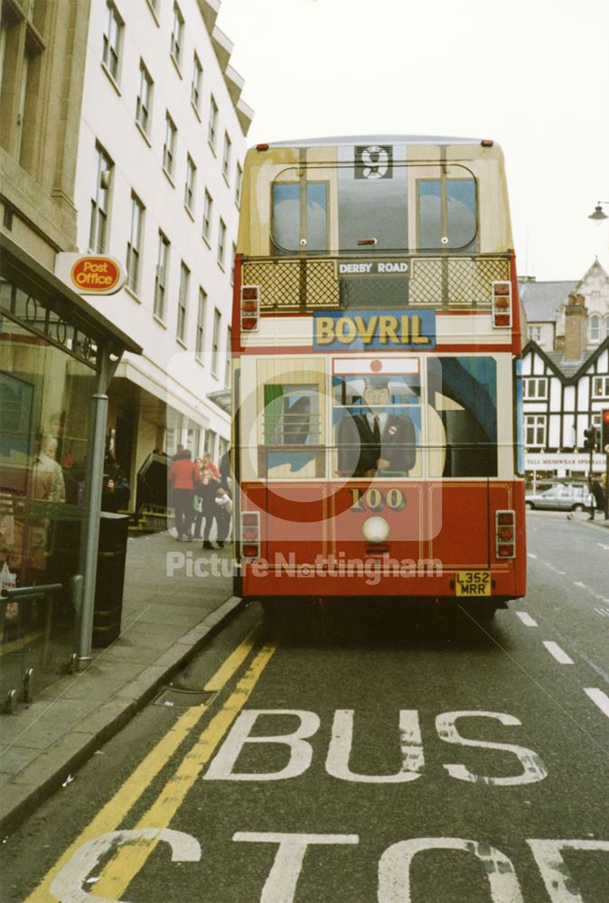 A Nottingham City Transport 'Park and Ride' bus