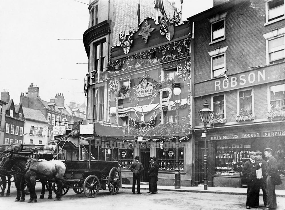 Horse bus and horse tram terminus, St Peter's Square