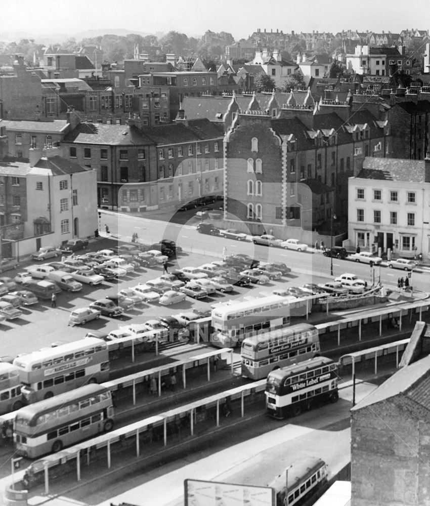 Mount Street Bus Station, Nottingham, c 1960s