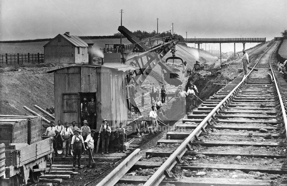 Great Central Railway construction - Ruddington