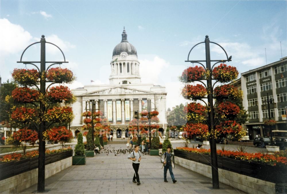 Floral displays and Council House