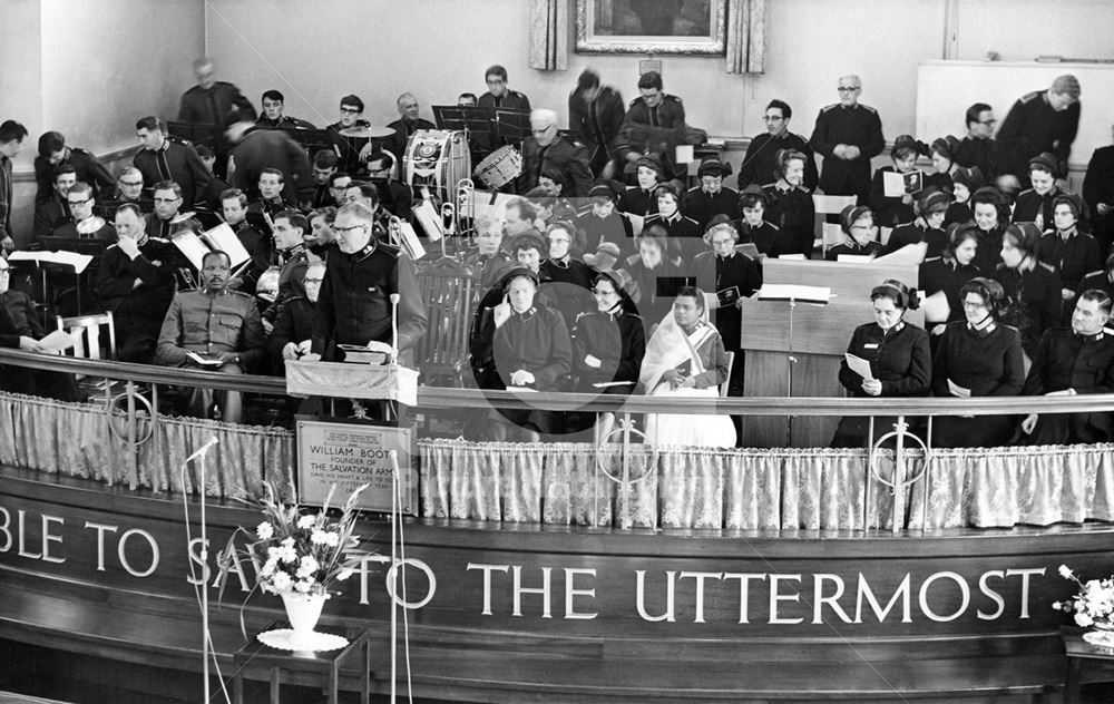 William Booth Memorial Hall - General Kitching leads the Founder's Day Service