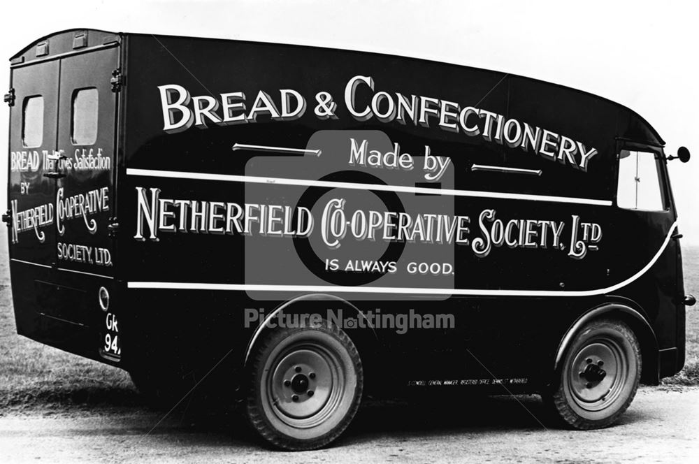 A Netherfield Co-operative Society delivery van