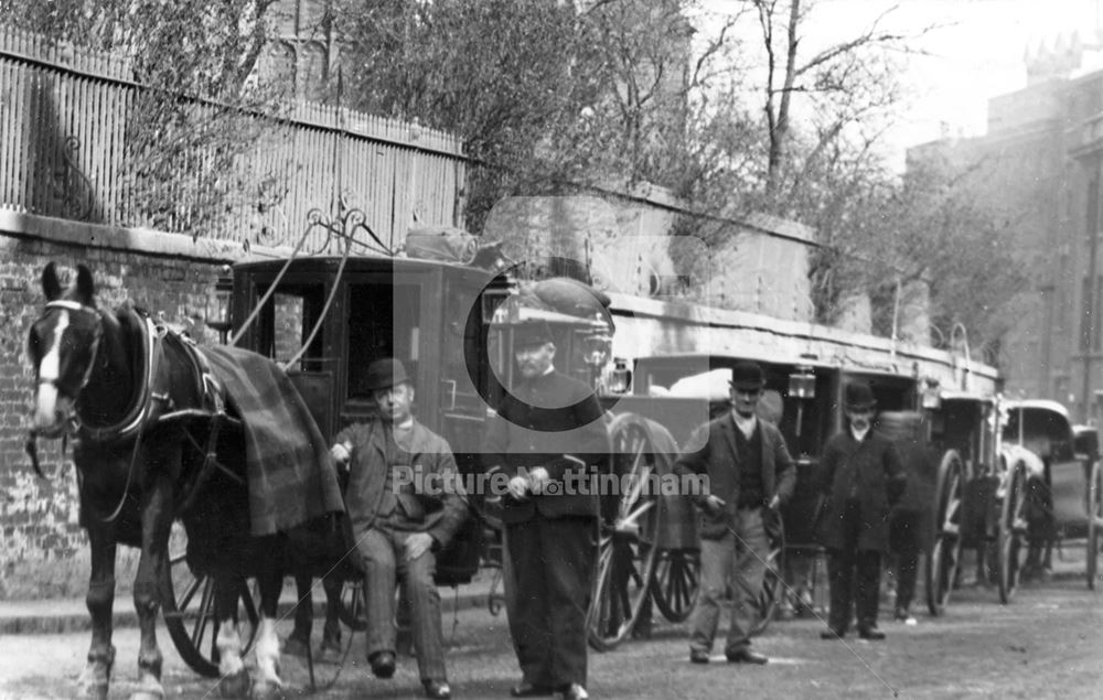 Hansom Cab rank outside St Mary's Church