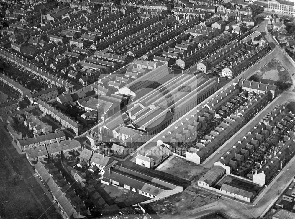 Aerial view of the Tramway Depot