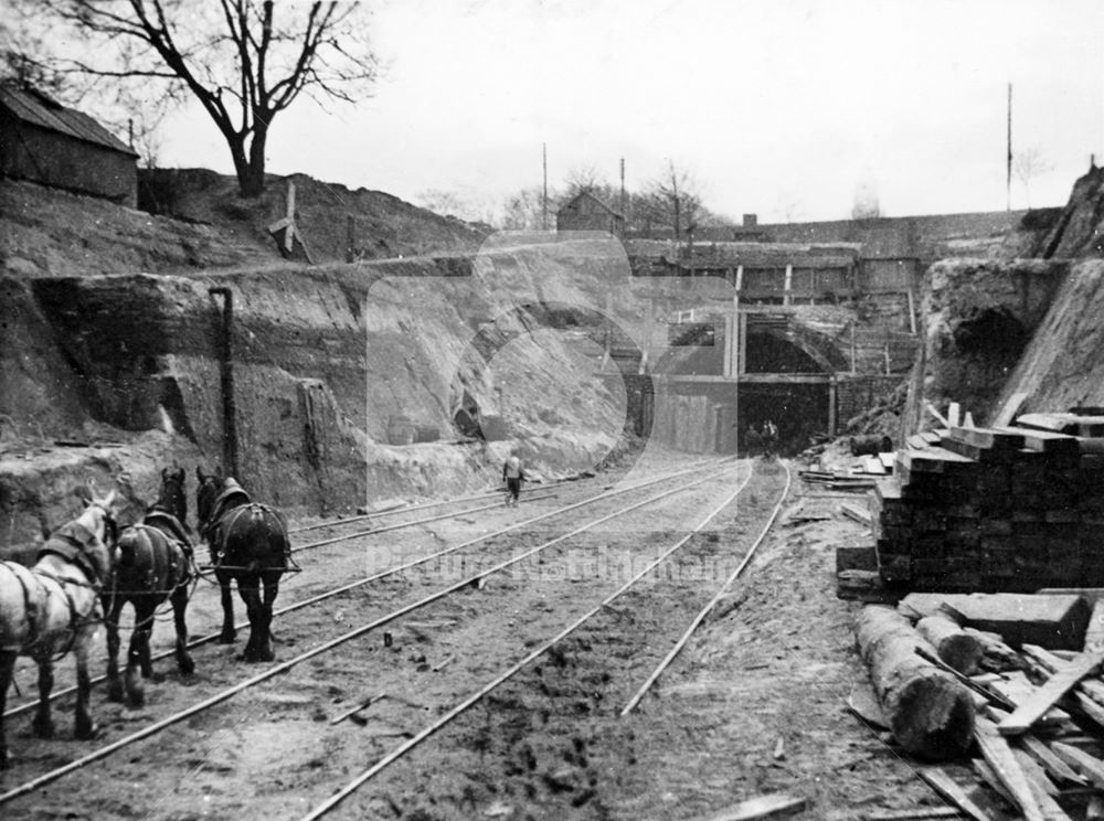 Construction of the Great Central Railway - Carrington Tunnel