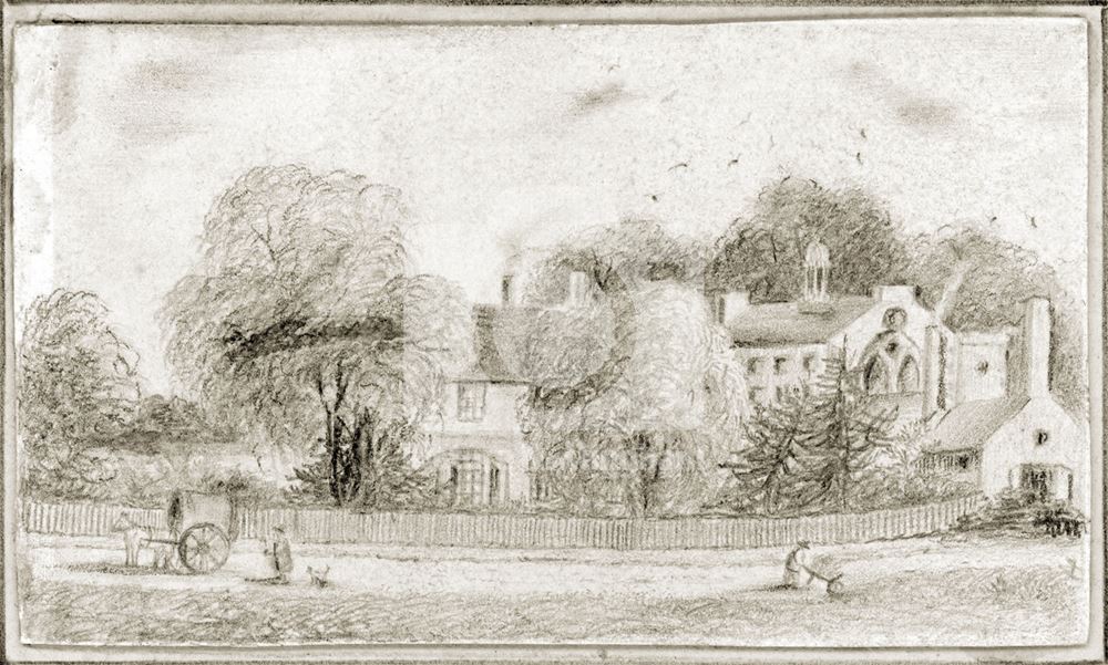 Pencil sketch of Bulwell 1831