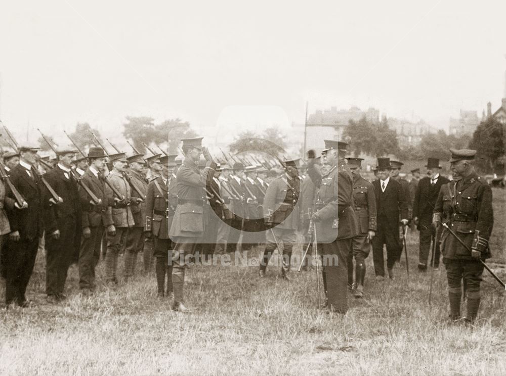 Inspection of Nottinghamshire Volunteer Regiment by the Duke of Portland