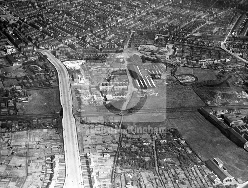 Aerial view, Wilkinson Street, Basford