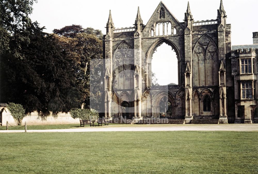 West front of Newstead Abbey