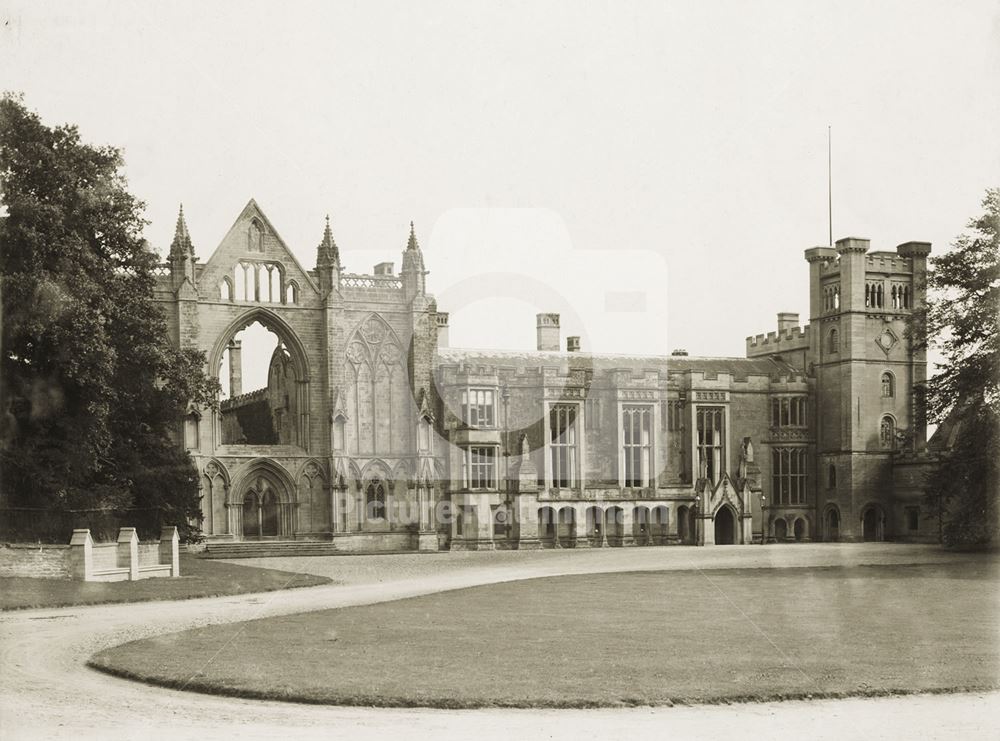 West aspect of Newstead Abbey