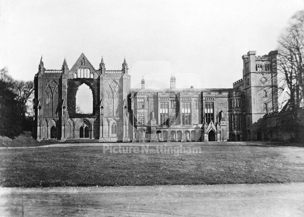 West aspect of Newstead Abbey