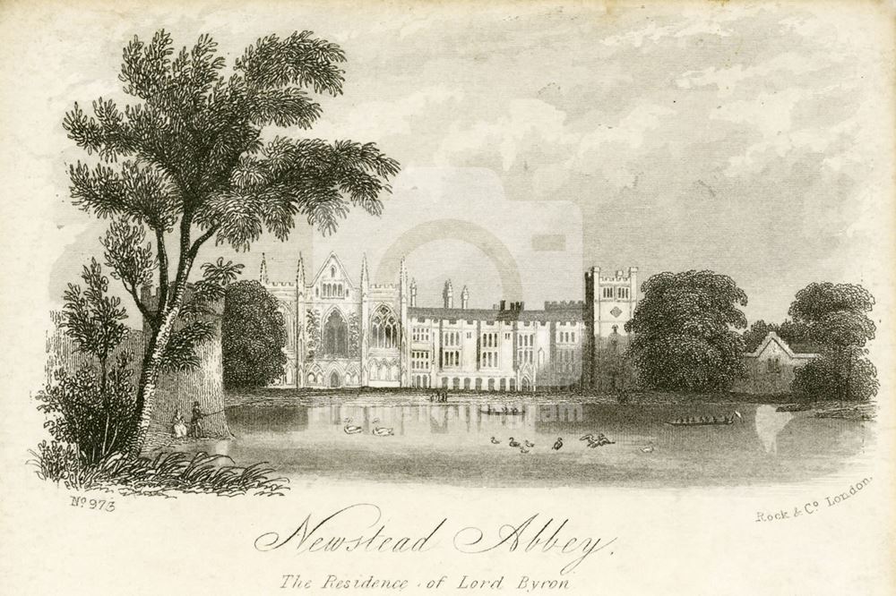 West aspect of Newstead Abbey