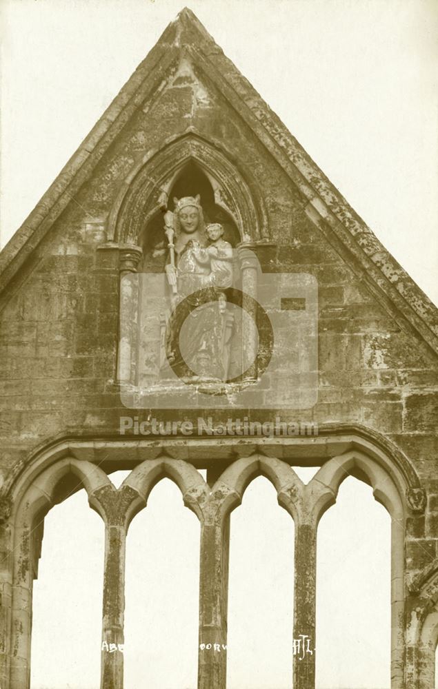 Statue, Church at Newstead Abbey