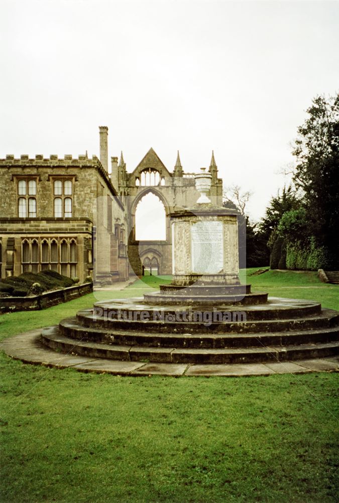 Boatswain's monument, Newstead Abbey