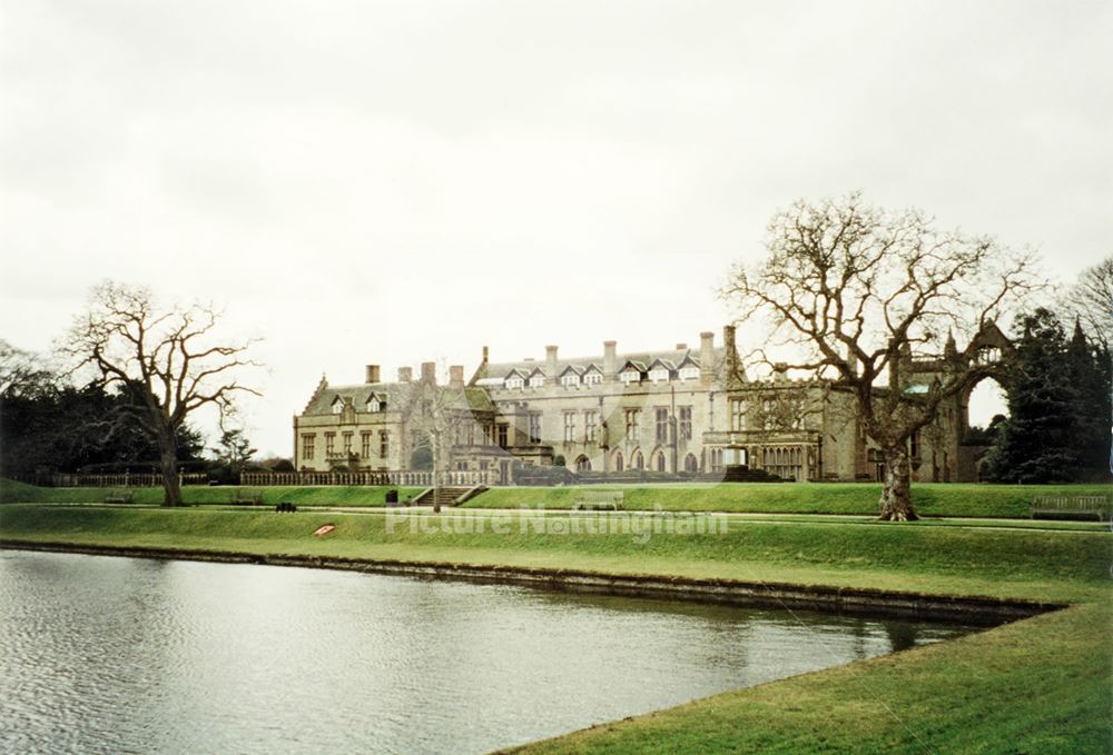 East aspect and Eagle pond, Newstead Abbey