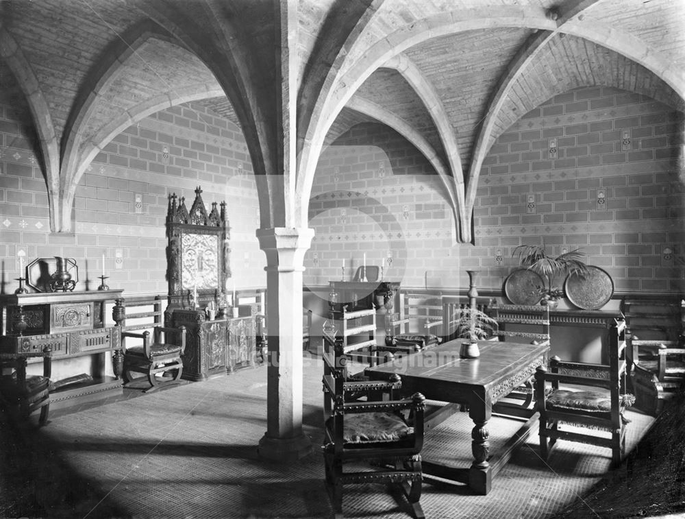 Becket Room, Newstead Abbey, 1905