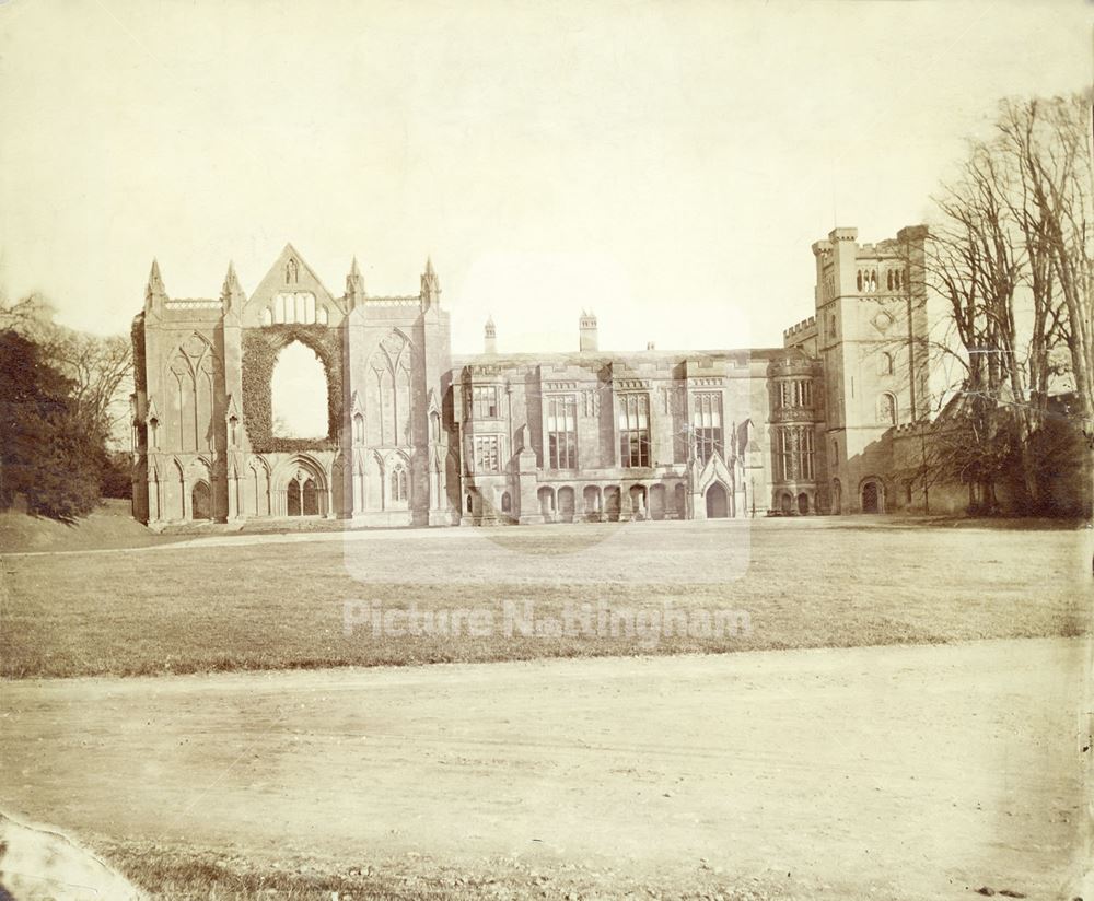 West front of Newstead Abbey