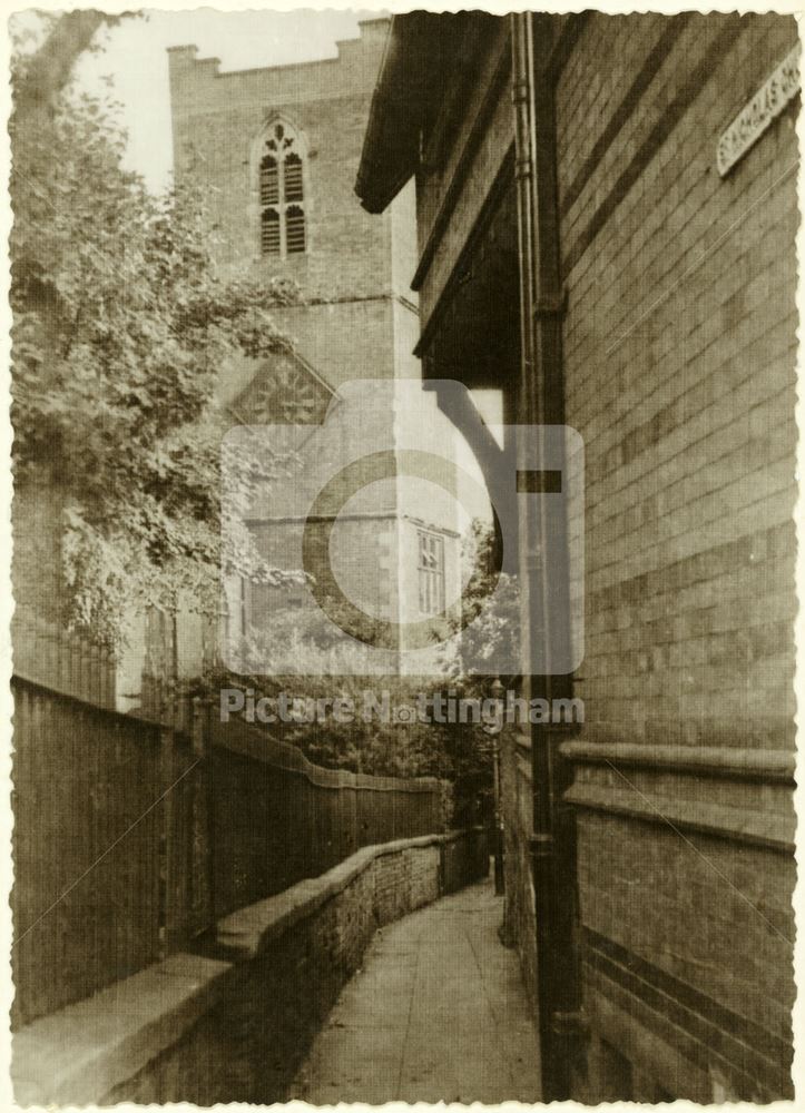 St Nicholas's Church Walk, 1920s